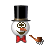 Schneemann Smilies (2) Smiley – Schneemann